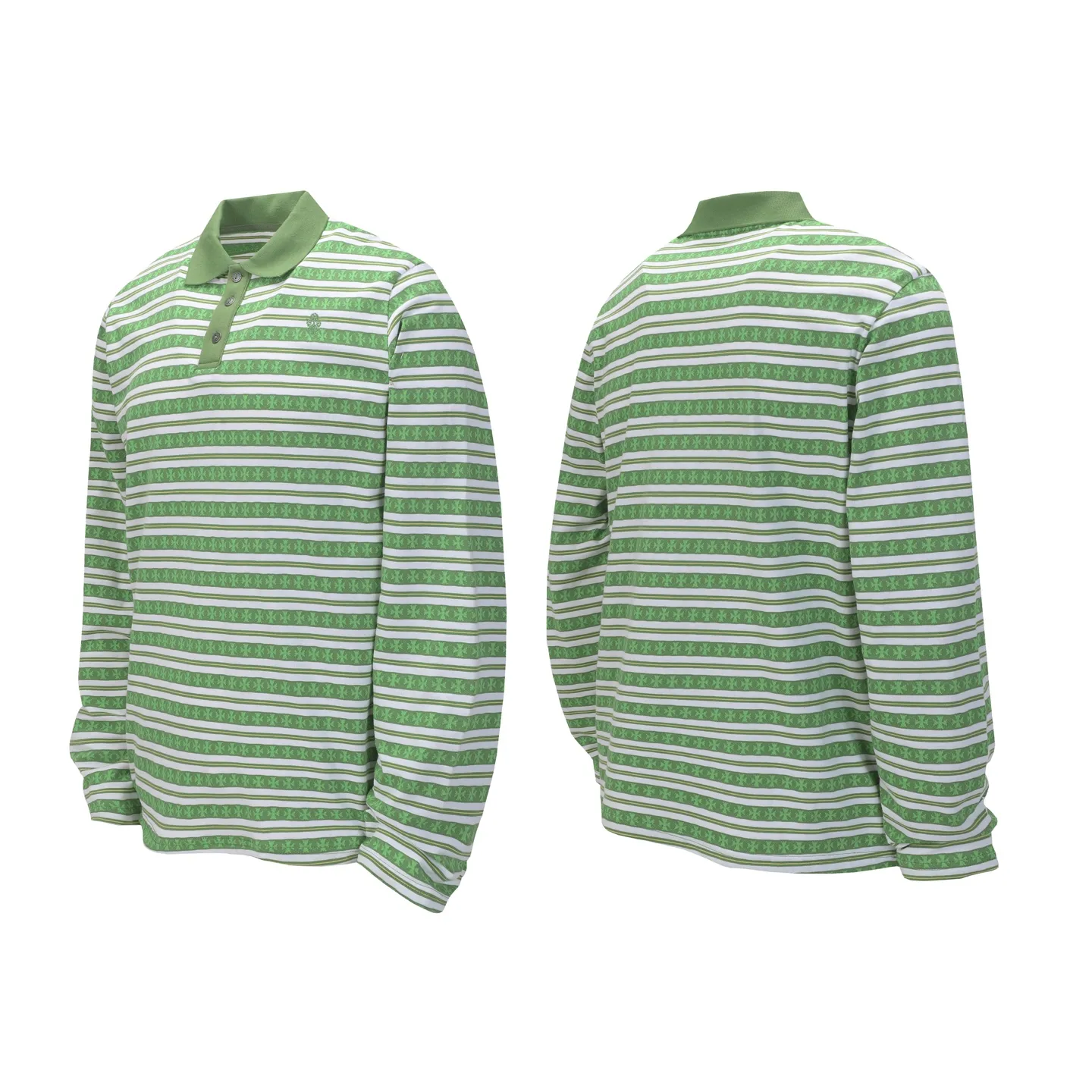 P190 -Chrome Hearts/Chrome Hearts 25ss season's most popular striped yarn-dyed long-sleeved T-shirt -High weight, high density and high quality. The wool is soft, delicate and skin-friendly. It feels soft and silky. It has excellent warmth and skin-friendly properties. -Customized weaving and dyeing, no color difference, no matter the fabric or workmanship details, beat the ordinary version on the market. -Colour: black, gray, blue, pink, green -Size: S M L XL